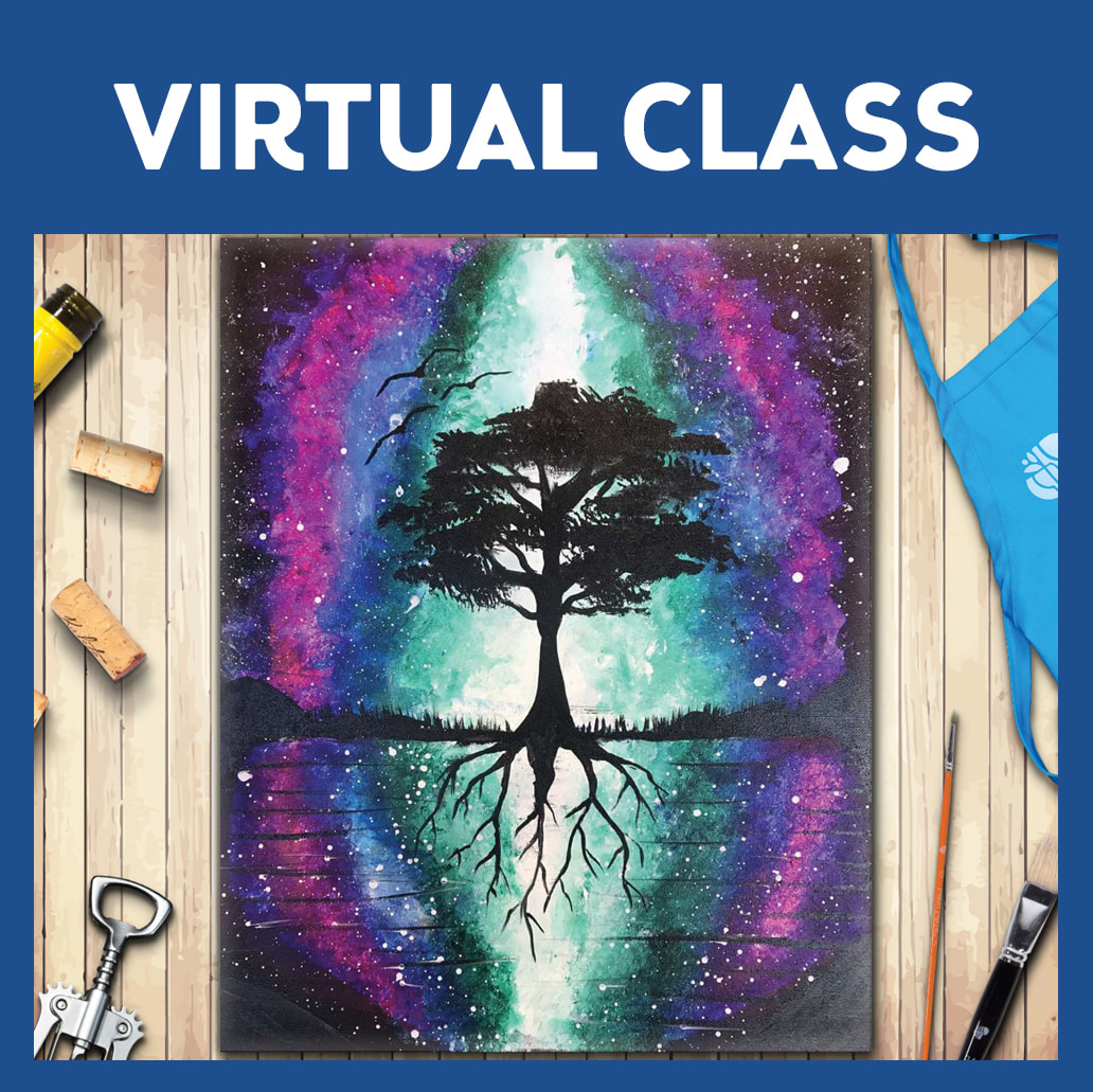 LIVE Interactive Virtual Class ($15 Use Your Own Supplies Option)